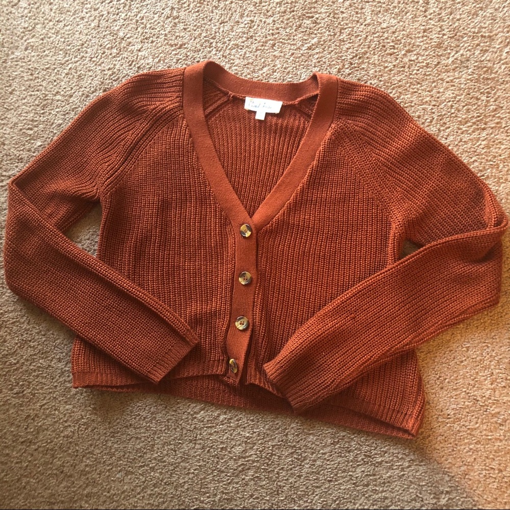 Button down sweater